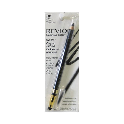 Revlon Luxurious Color Eyeliner Uncarded, Black Velvet 501 - ADDROS.COM